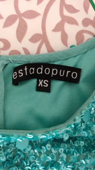 Vestido largo lentejuelas