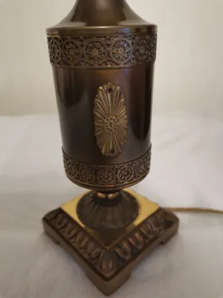 Lampada da tavolo ottone antico nr 15