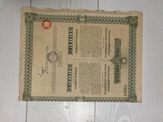 Acciones antiguas Astra Romana 1937