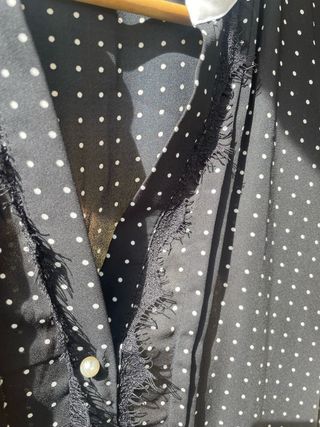 Vestido Zara lunares con encaje