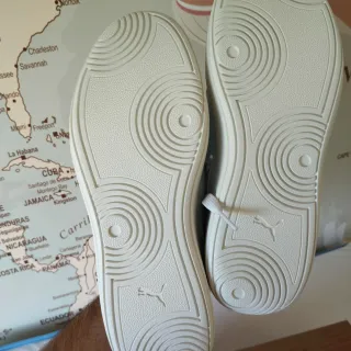 Zapatillas Puma Blancas y Azules