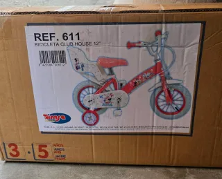 Bicicleta infantil rosa 3-5 años