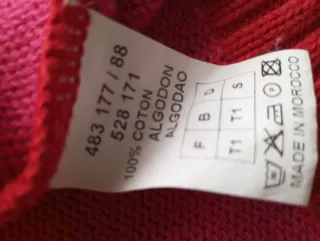 Chaqueta de algodón 100% multicolor