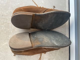 Scarpe Clarks uomo scamosciate marroni