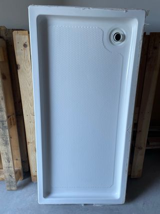 Plato de ducha blanco