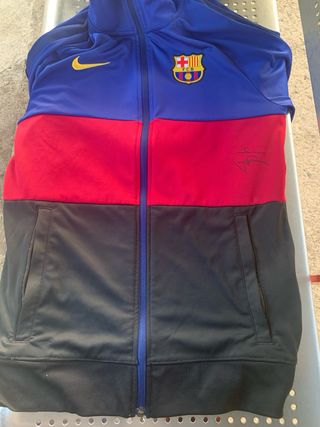 Jersey Nike Dri-Fit S Firmado Jugadores Barça