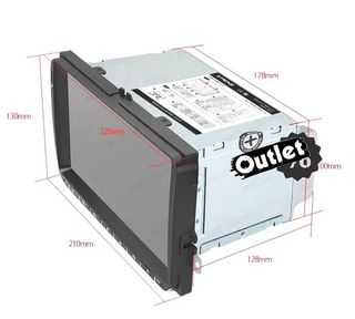 NM RADIO GPS ANDROID 10 VW SEAT SKODA M010056L1