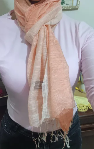 Foulard donna albicocca