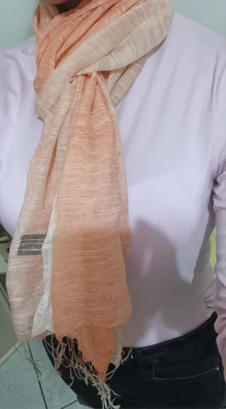 Foulard donna albicocca