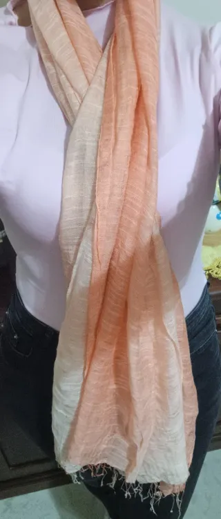 Foulard donna albicocca