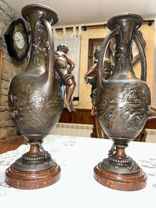 Jarrones antiguos F Moreau