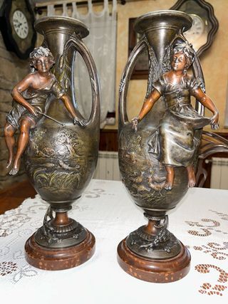 Jarrones antiguos F Moreau