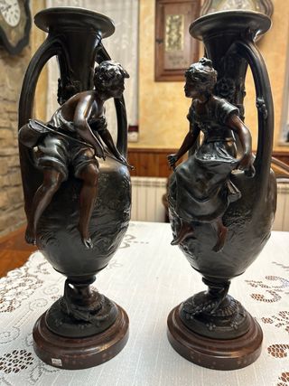 Jarrones antiguos F Moreau