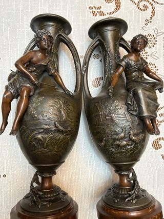 Jarrones antiguos F Moreau