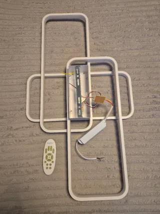 2 Lámparas LED Moderna Regulable + Mando