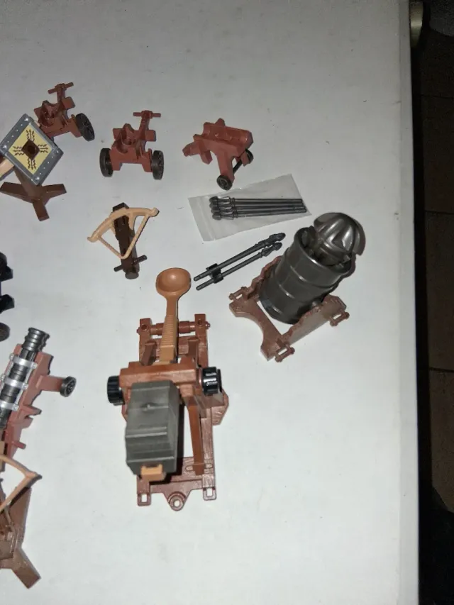 Lote Playmobil: Armas y Máquinas de Guerra