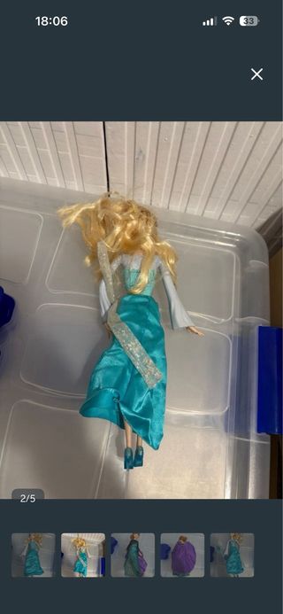 Muñeca Elsa Frozen con Accesorios