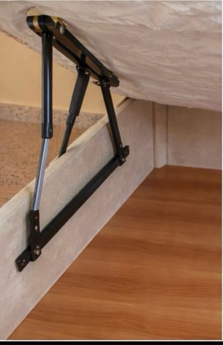 Canapé abatible con colchón y almacenaje