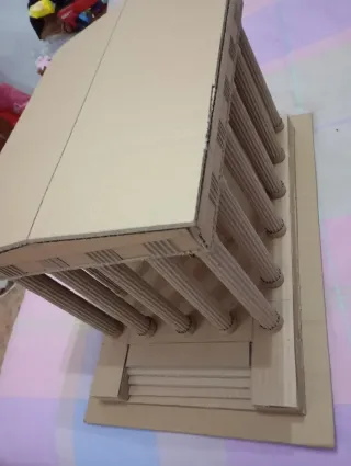 Maqueta Panteón Romano Cartón