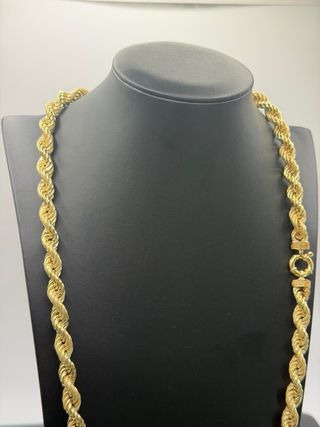 Ref7 Cordon diamantado de diseño de oro de 18k