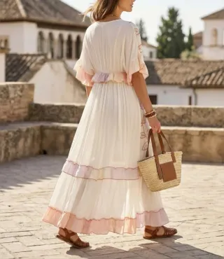 Túnica de verano bordada