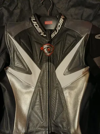 Tuta da moto Suomy in pelle
