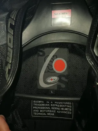 Tuta da moto Suomy in pelle