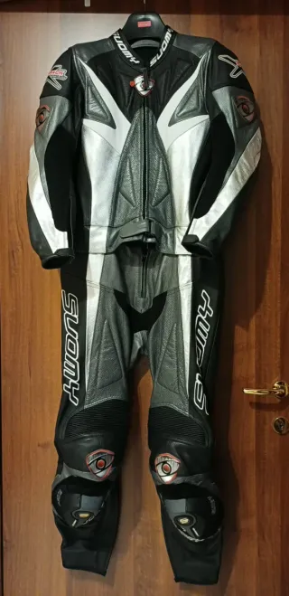 Tuta da moto Suomy in pelle