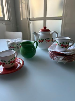 Juego de café de cerámica alemana