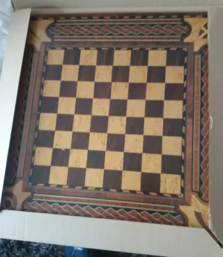 Tablero de ajedrez de madera