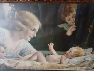 Cuadro antiguo lámina