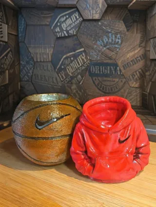 Porta oggetti felpa rossa