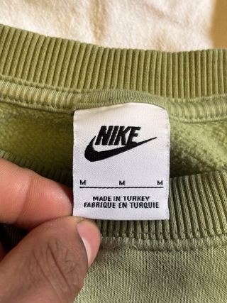 Felpa Nike Vintage Verde Chiaro Taglia M