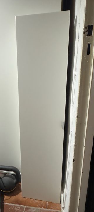 Armario estrecho pared Ikea blanco