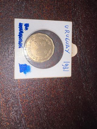 Moneda Uruguay 1981 sin abrir.