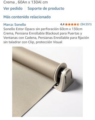 Estor Opaco Sonello Beige 60x130cm