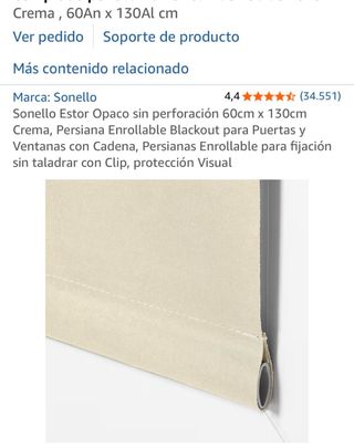 Estor Opaco Sonello Beige 60x130cm