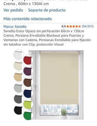 Estor Opaco Sonello Beige 60x130cm