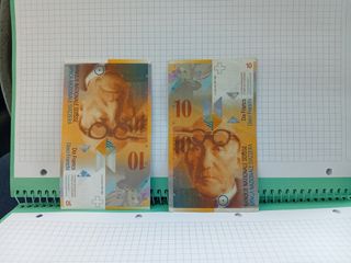 Billete 10 Francos Suizos
