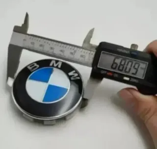 TAPAS BUJE CENTRO RUEDA LLANTA TAPACUBOS BMW 68MM