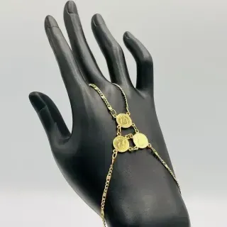 PULSERA MANITA MANITA 3 MONEDAS.