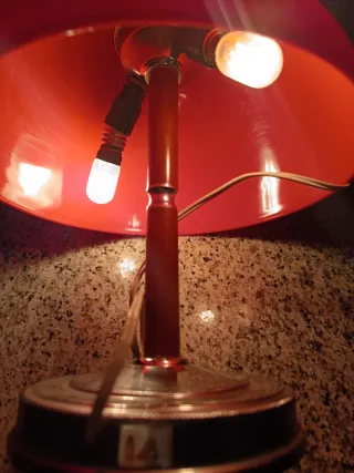 Lámpara Vintage Roja