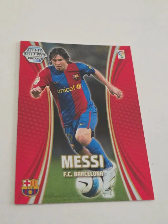 Messi Mega Estrellas 2007/08 Panini 387 FC Barcelo
