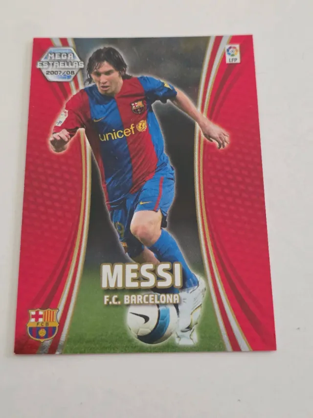 Messi Mega Estrellas 2007/08 Panini 387 FC Barcelo