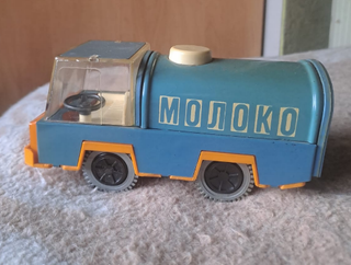 Camión Leche Juguete Lata Vintage