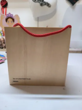 Caja de madera para clasificar formas