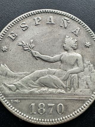 2 Pesetas 1870 *18 *70