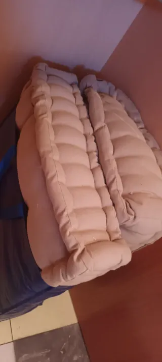 Cojínes Boho para Palets/Sofá Terraza Blanco