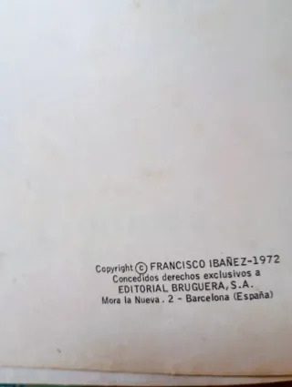 1972. Mortadelo y Filemón.