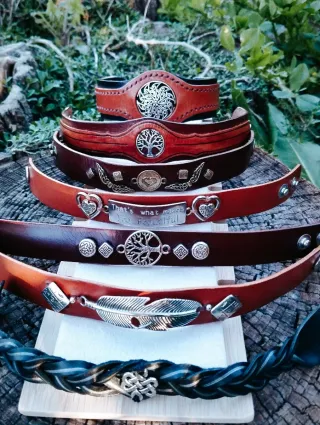 Pulsera Piel Auténtica con Mensaje